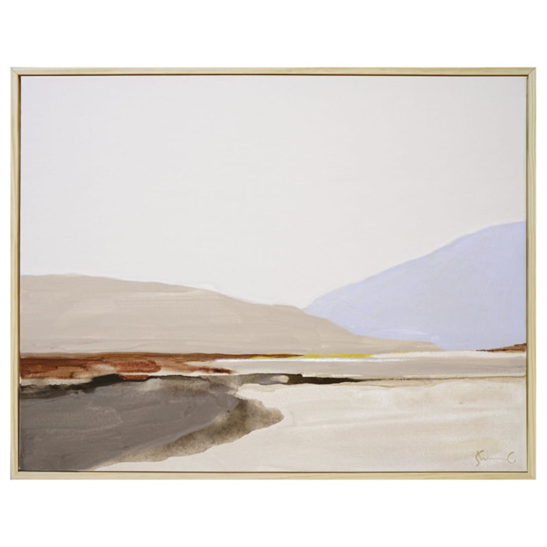 "Serenity Land" - Original Painting in beige by Shina Choi
