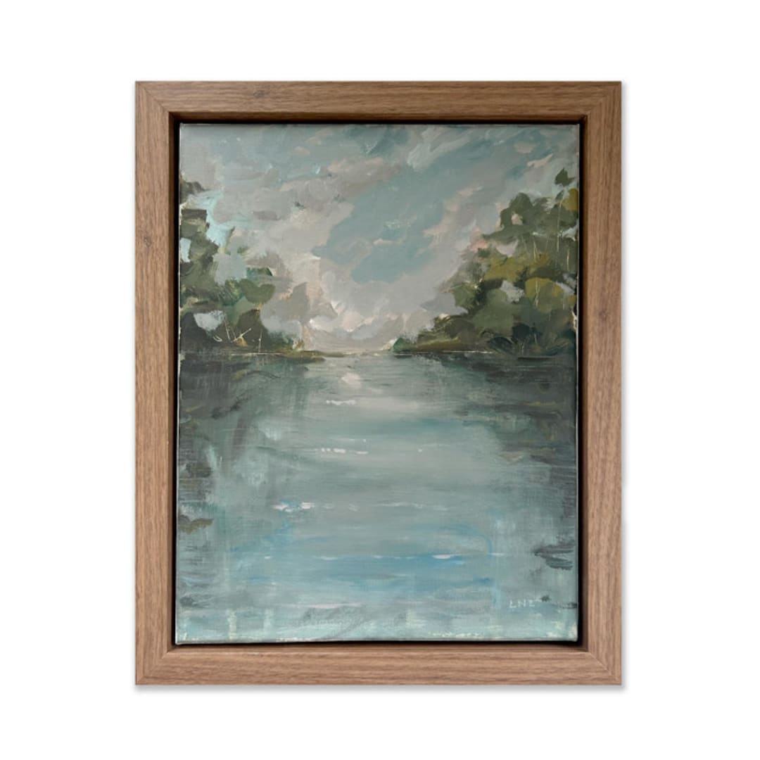 "Reflections" - Original Painting in multicolor by Lindsay Megahed
