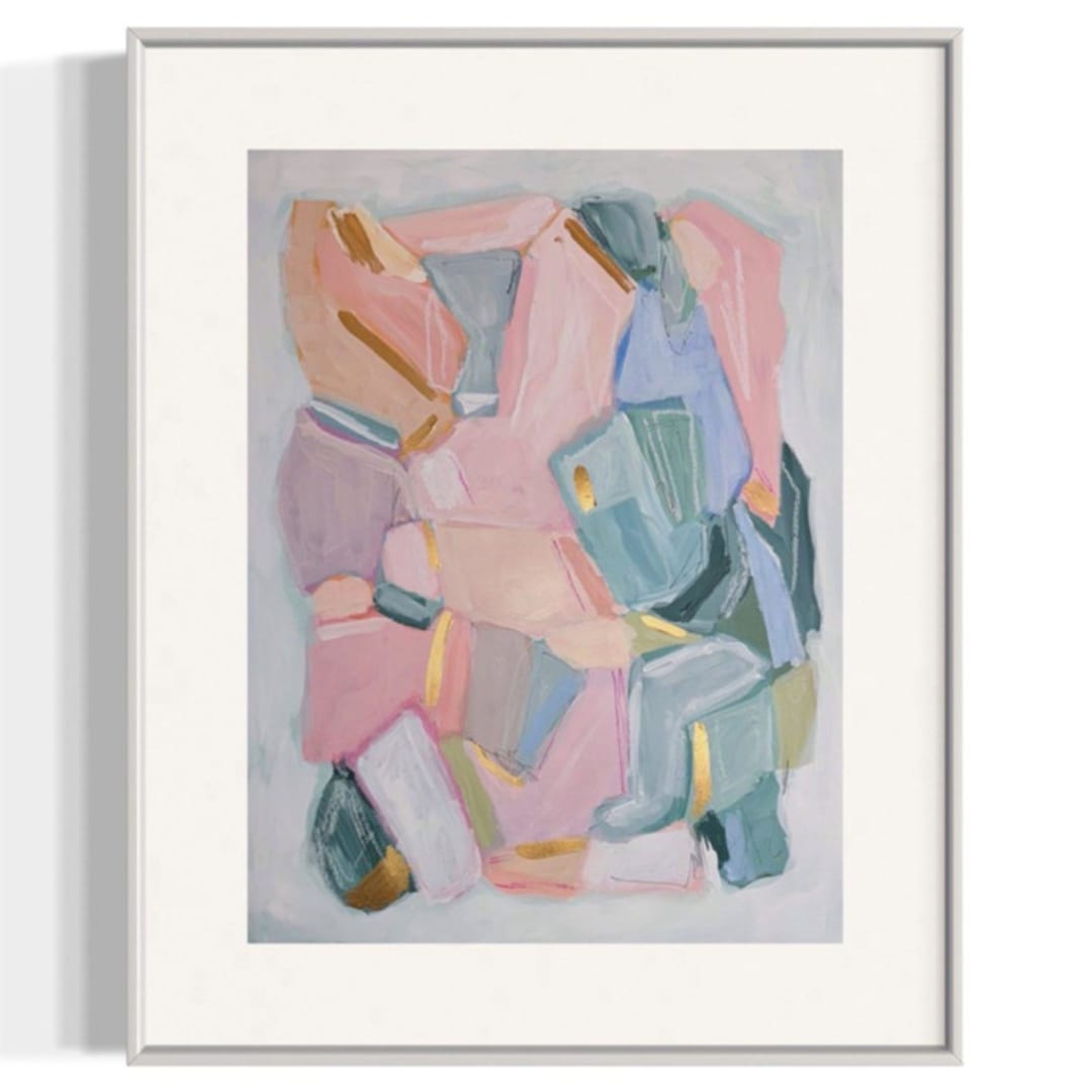 "Magnolias in Bloom II" - Original Painting in multicolorassorted-colors by Sarah Mankin