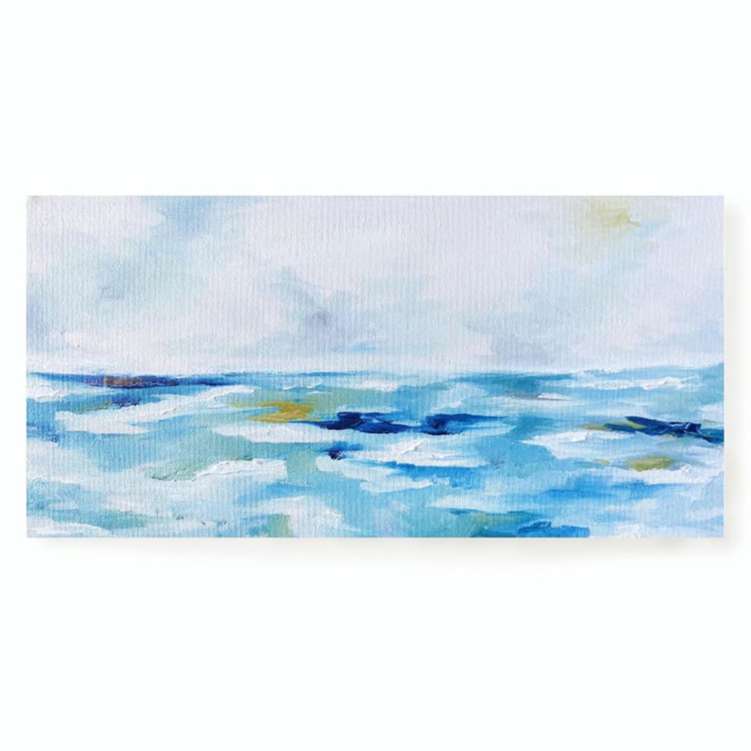 "Season" - Original Painting in blue by Nicoletta Savod