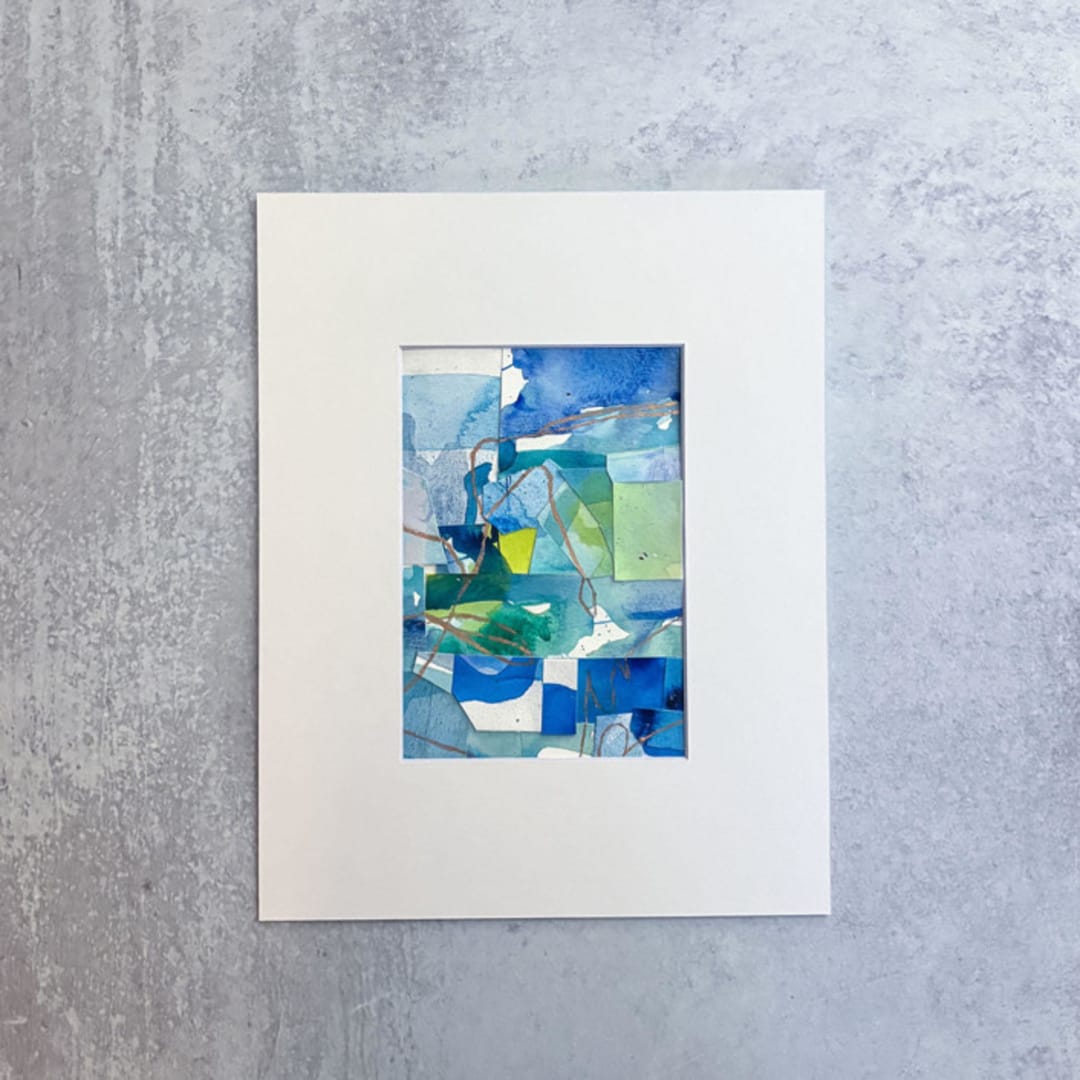 "New Realities no. 04" - Original Mixed Media in multicolorassorted-colors by Jocelyn Elizabeth