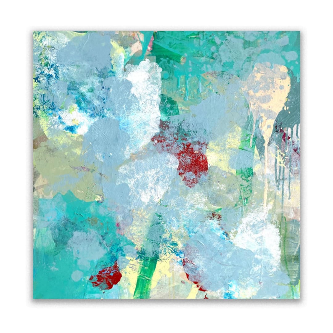 "Blue Dragonfly" - Original Mixed Media in blue by Jessalin Beutler