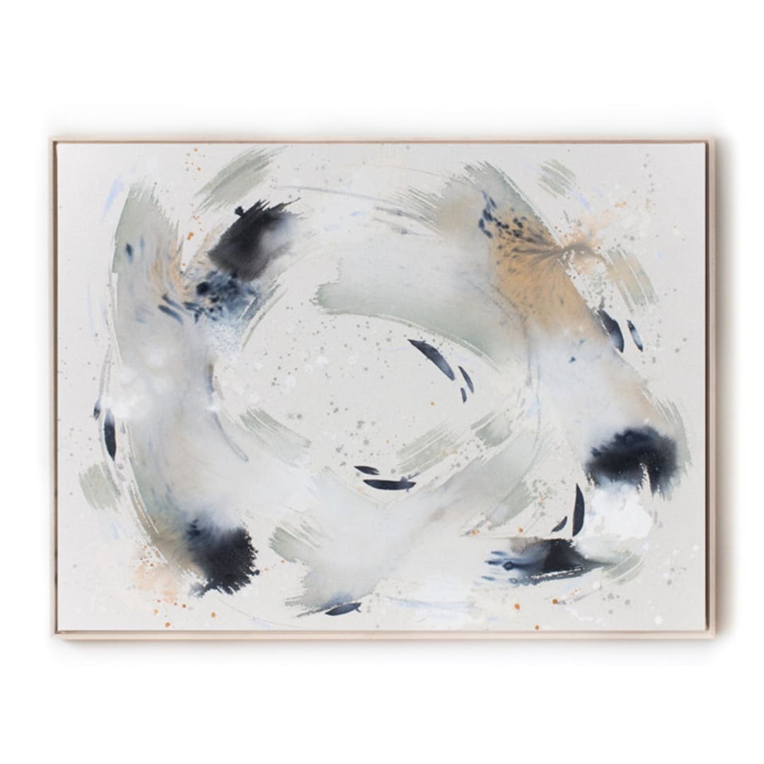 "Cyclical" - Original Mixed Media in multicolor by Christa Kimble