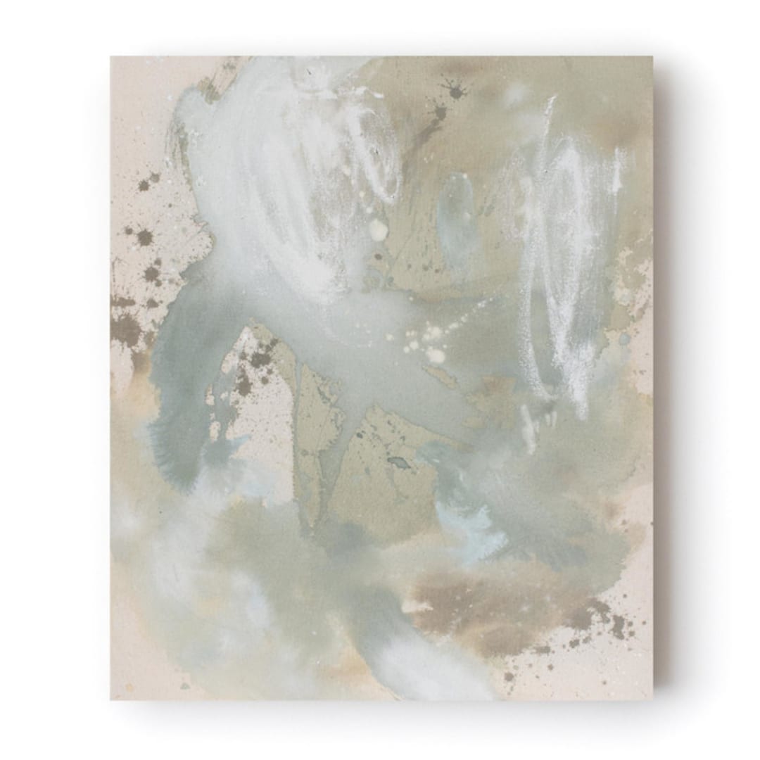 "Circuitous III" - Original Mixed Media in green by Christa Kimble