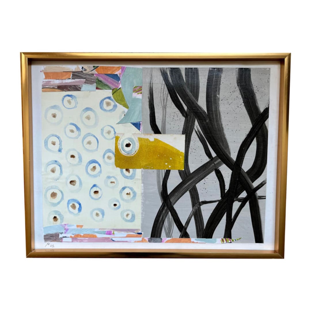 "Eye" - Original Mixed Media in multicolorassorted-colors by Bethania Lima
