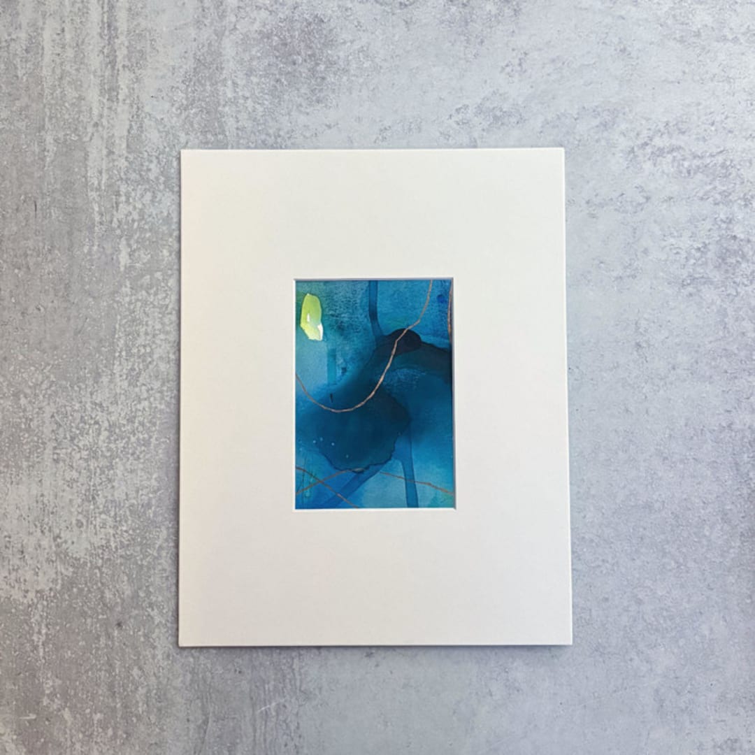 "Threads of Possibility no. 02" - Original Mixed Media in multicolorassorted-colors by Jocelyn Elizabeth