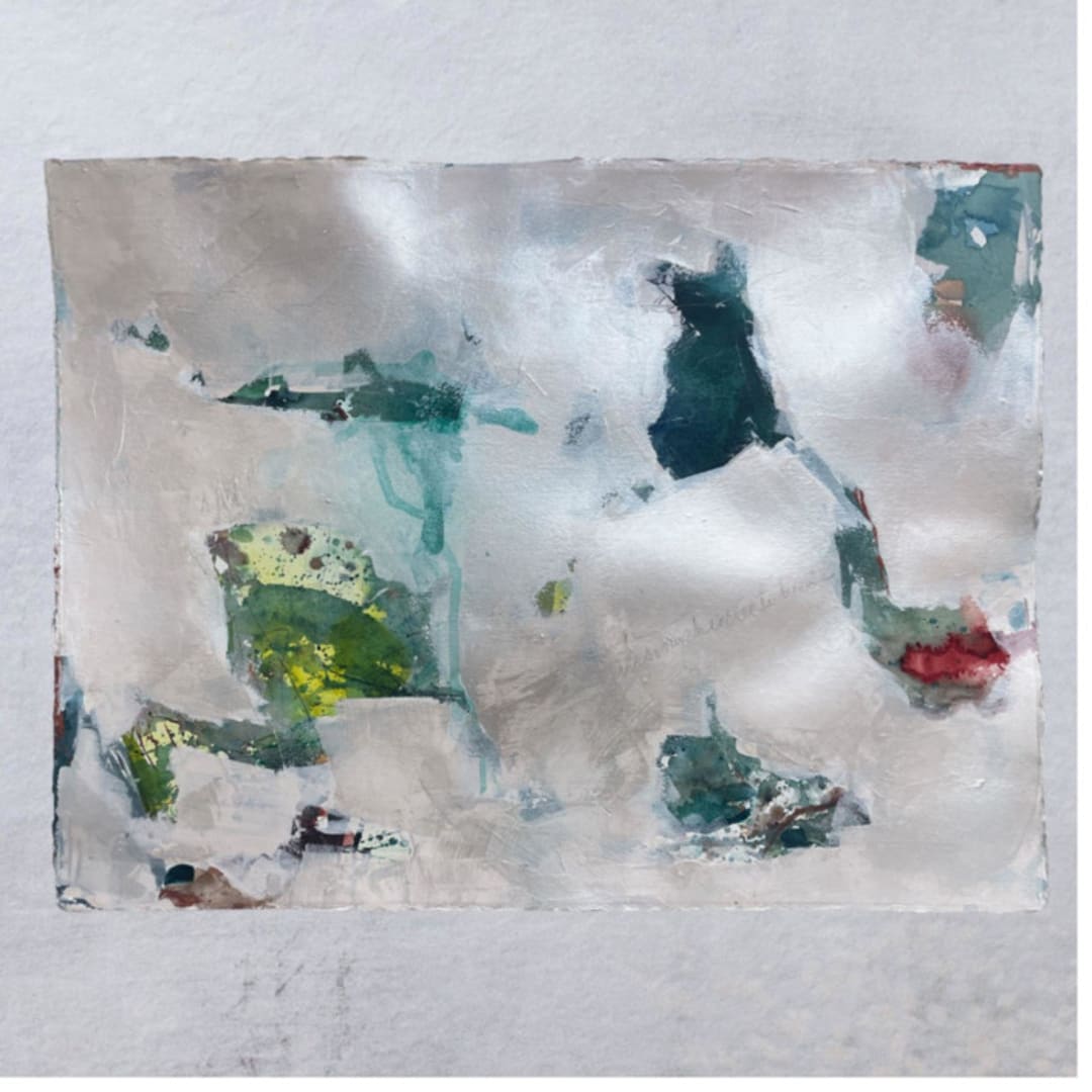 "It's So Much Easier to Breathe" - Original Mixed Media in multicolorassorted-colors by Jocelyn Elizabeth