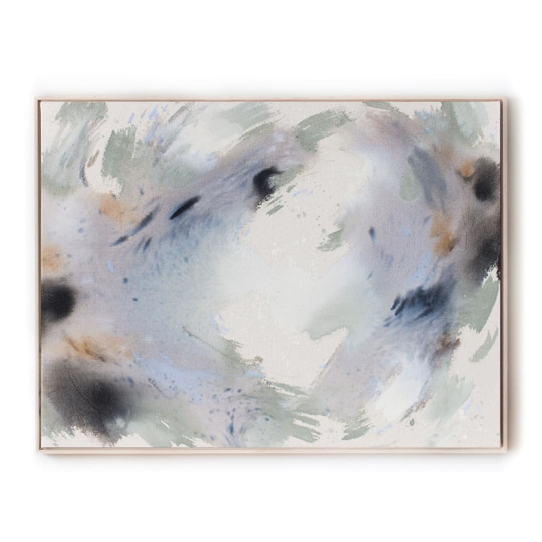 "Here and Now" - Original Mixed Media in multicolor by Christa Kimble