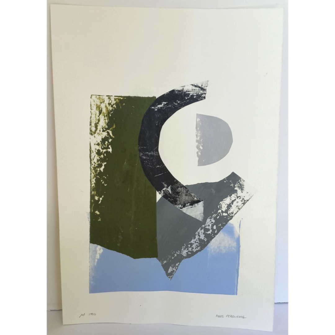 "Parameters 1" - Original Mixed Media in multicolor by Bethania Lima