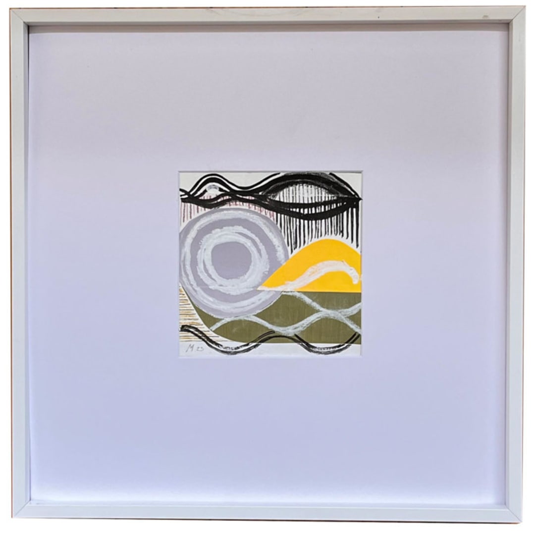 "Supply Chain" - Original Mixed Media in multicolorassorted-colors by Bethania Lima