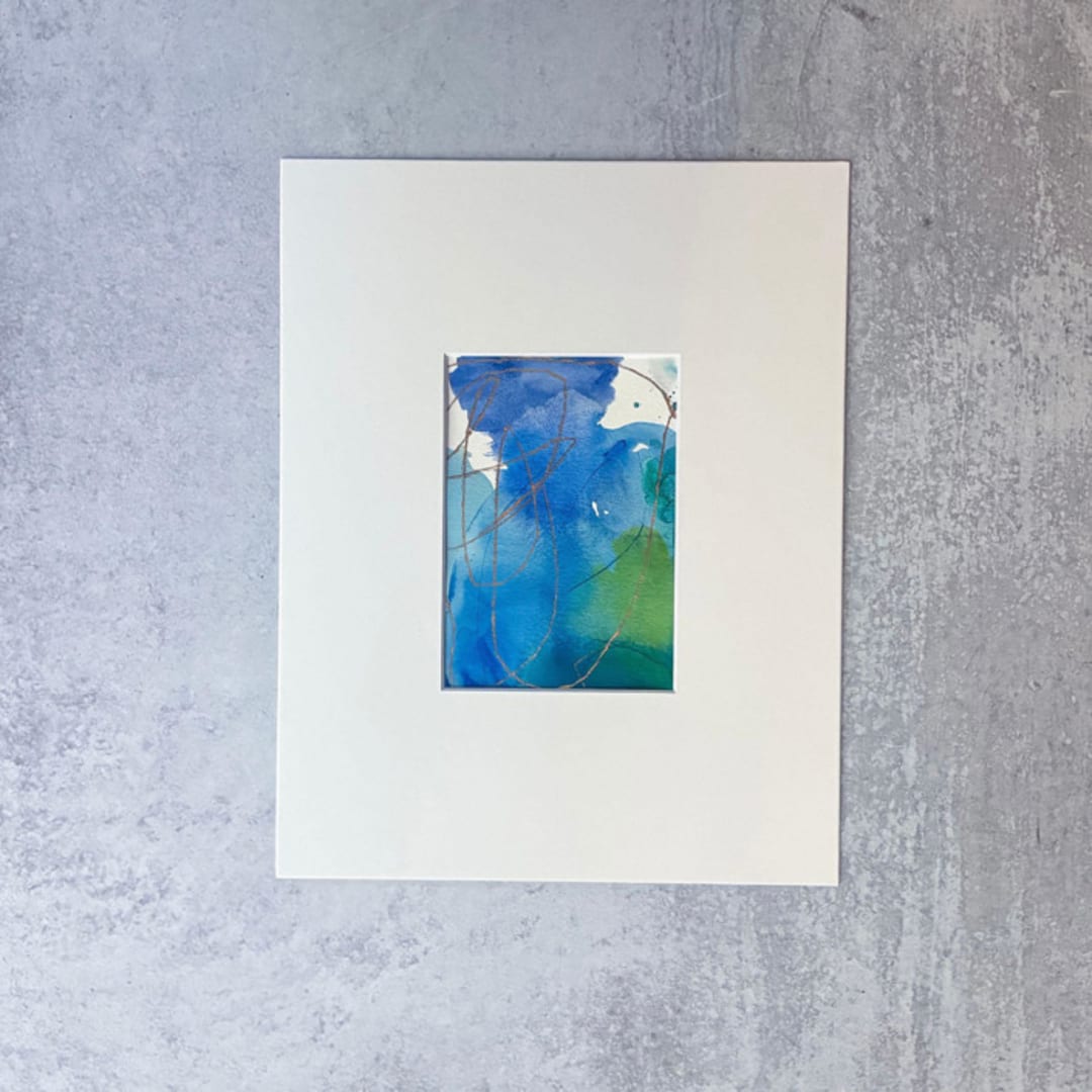 "Threads of Possibility no. 04" - Original Mixed Media in multicolorassorted-colors by Jocelyn Elizabeth
