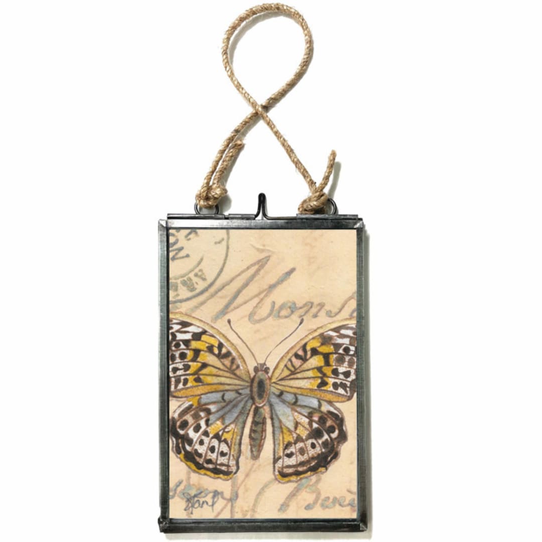 ""Sepia Butterfly II"" - Original Mixed Media in multicolor by Stephanie Toral