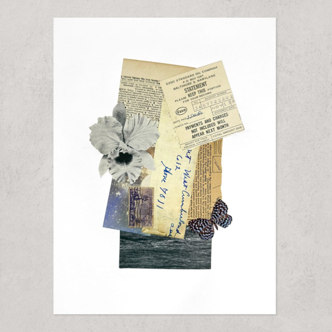 "Keep This" - Original Mixed Media in multicolorassorted-colors by Field and Sky