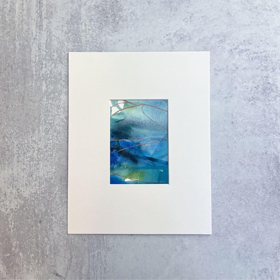 "Threads of Possibility no. 03" - Original Mixed Media in multicolorassorted-colors by Jocelyn Elizabeth