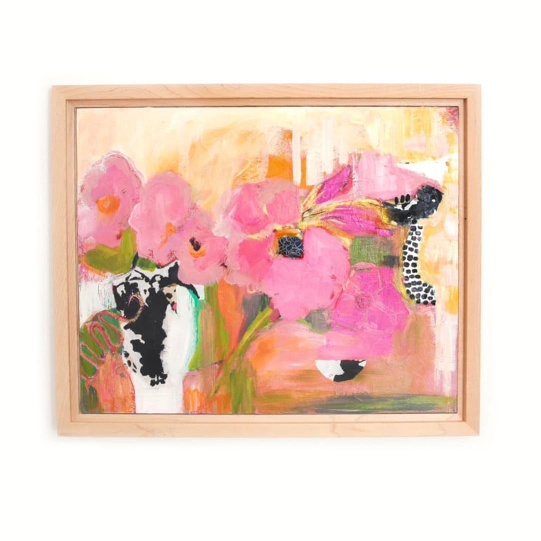 "Honeypot" - Original Mixed Media in multicolorassorted-colors by CONNIE COLLUM