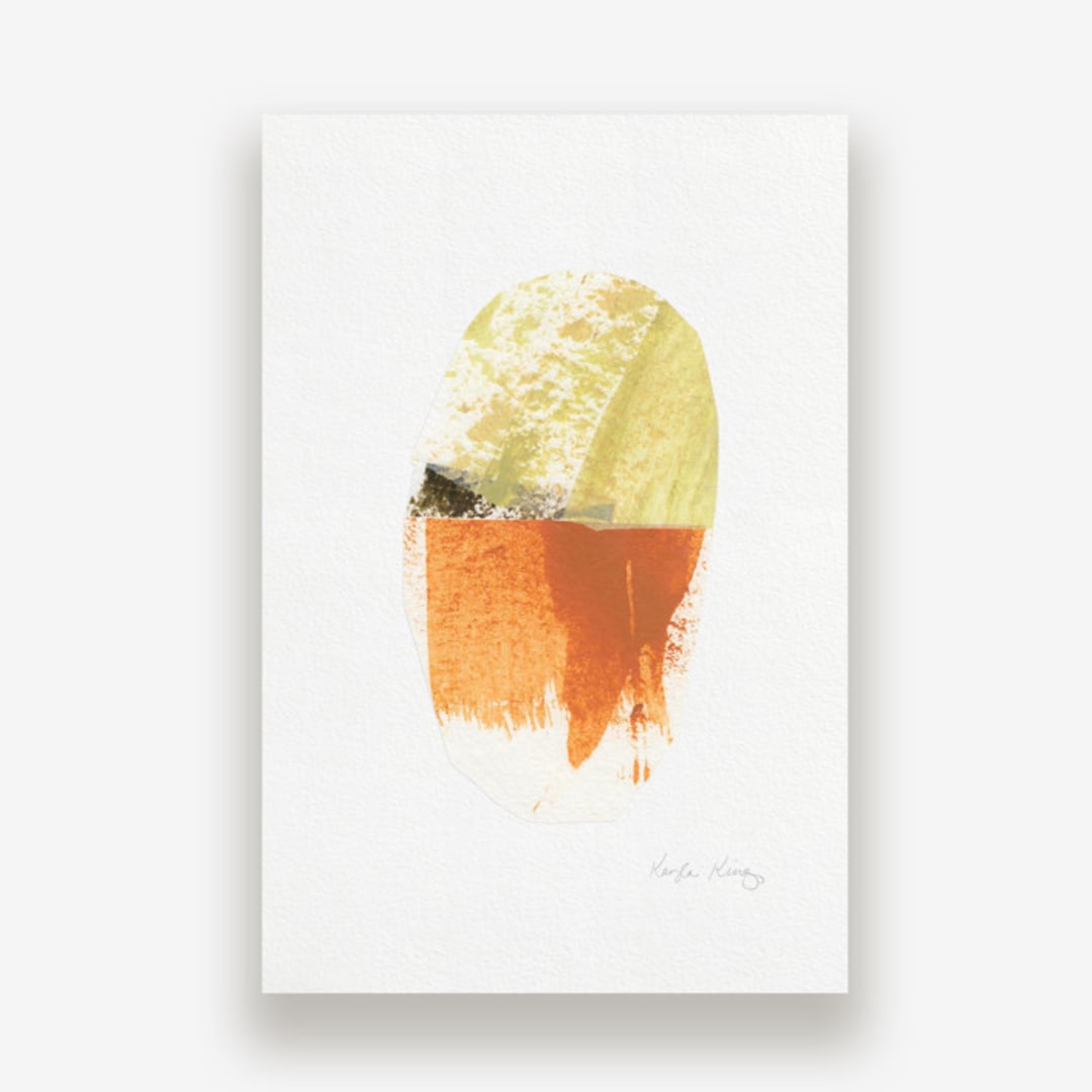 "Seedling #12" - Original Mixed Media in multicolor by Kayla King