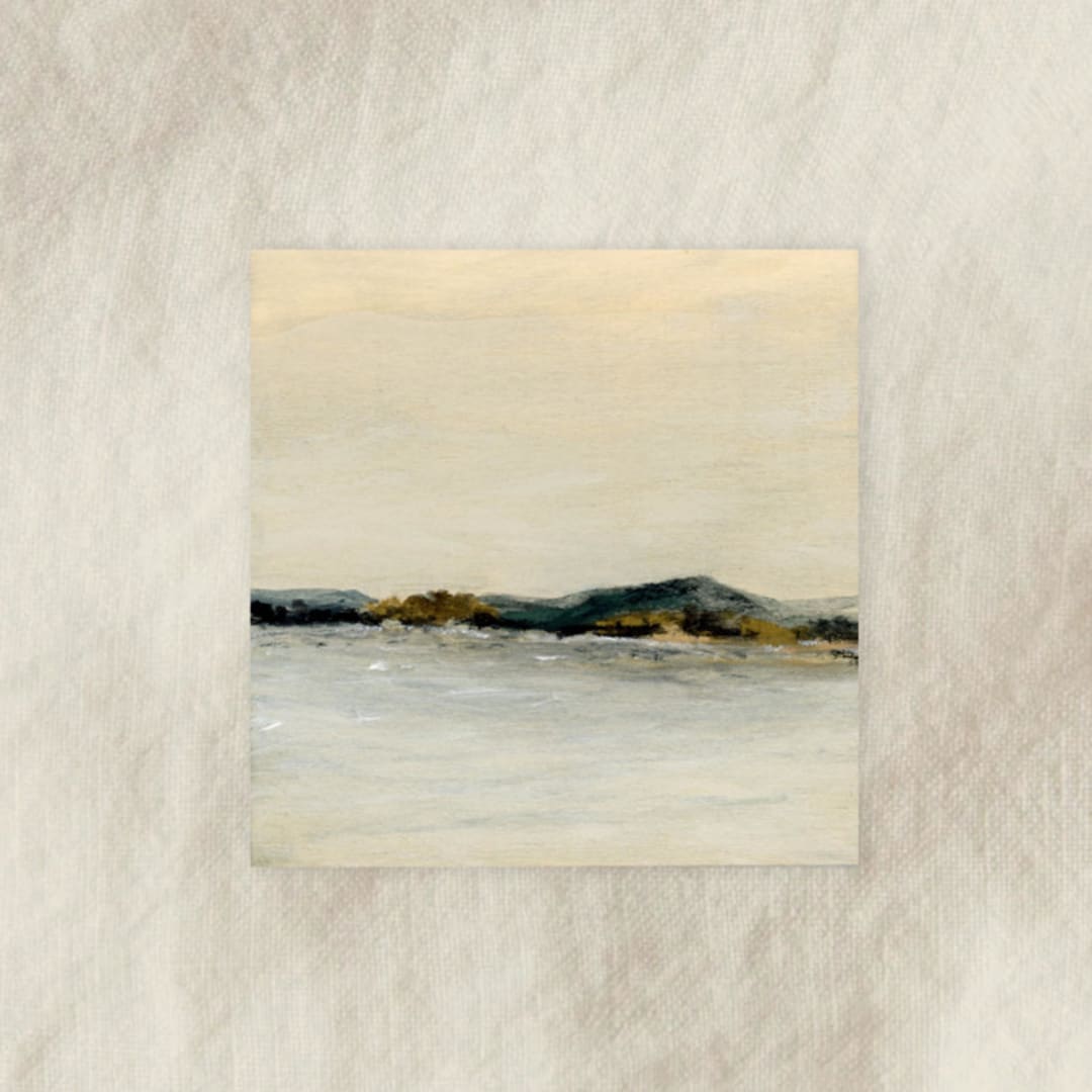"Harris" - Original Mixed Media in multicolor by Mande Calhoun