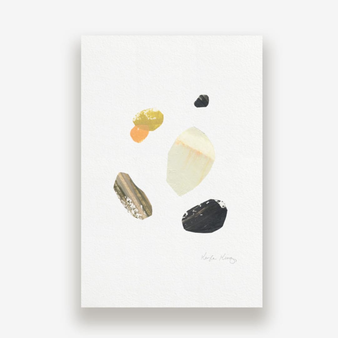 "Seedling #4" - Original Mixed Media in multicolor by Kayla King
