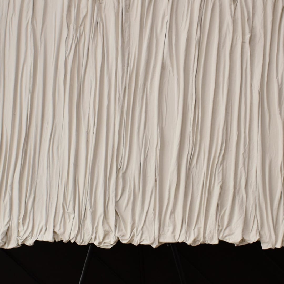 "Linear" - Original Mixed Media in white by Kimberly George