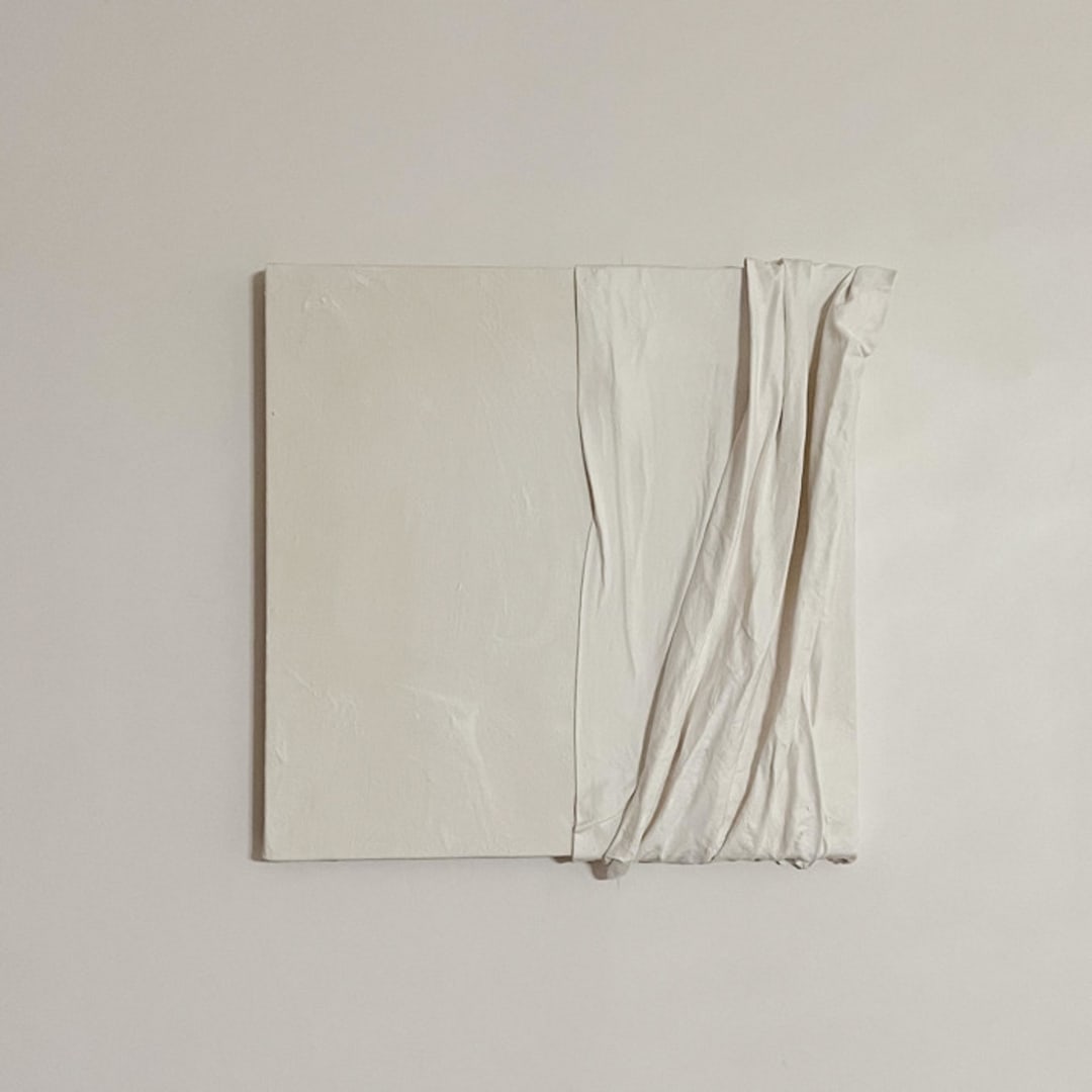 "Undefined" - Original Mixed Media in natural by Kimberly George