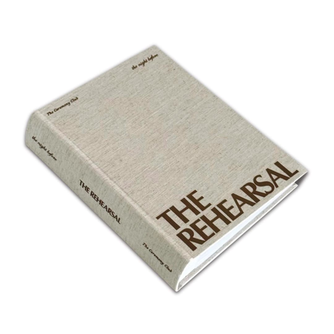 "Rehearsal Photo Album" - Wedding Albums and Scrapbooks in beige by The Ceremony Club