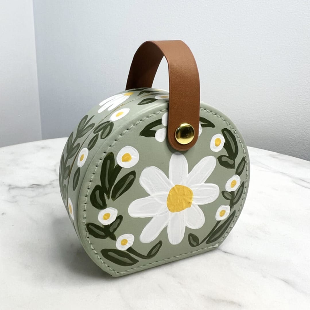 "Petal Passports Green Jewelry Travel Case" - Bridesmaid Gifts in green by Cindy Reynolds
