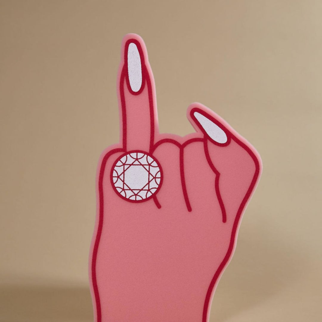 Fiance Foam Finger