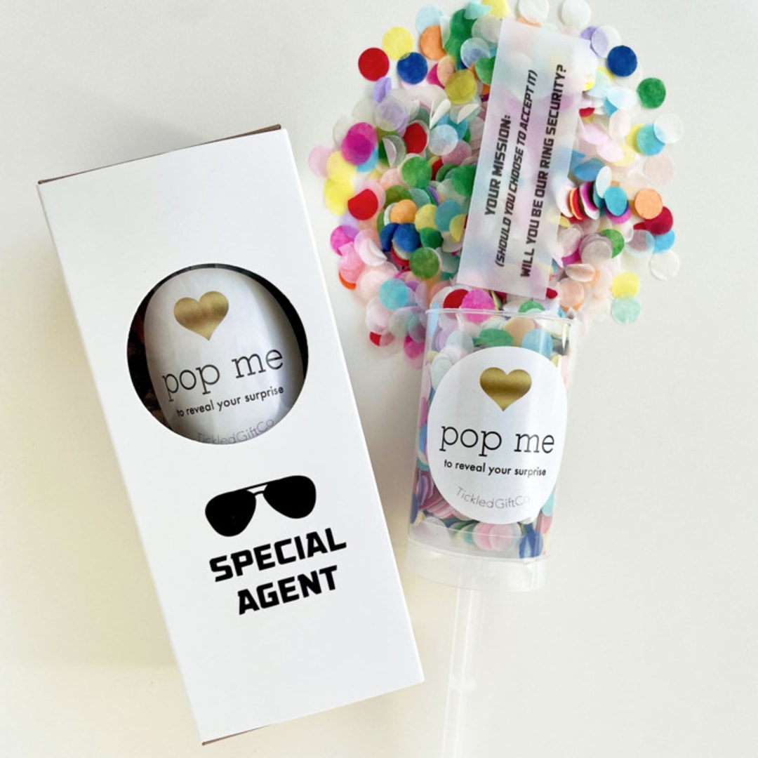 Ring Security Confetti Popper Proposal - Multi
