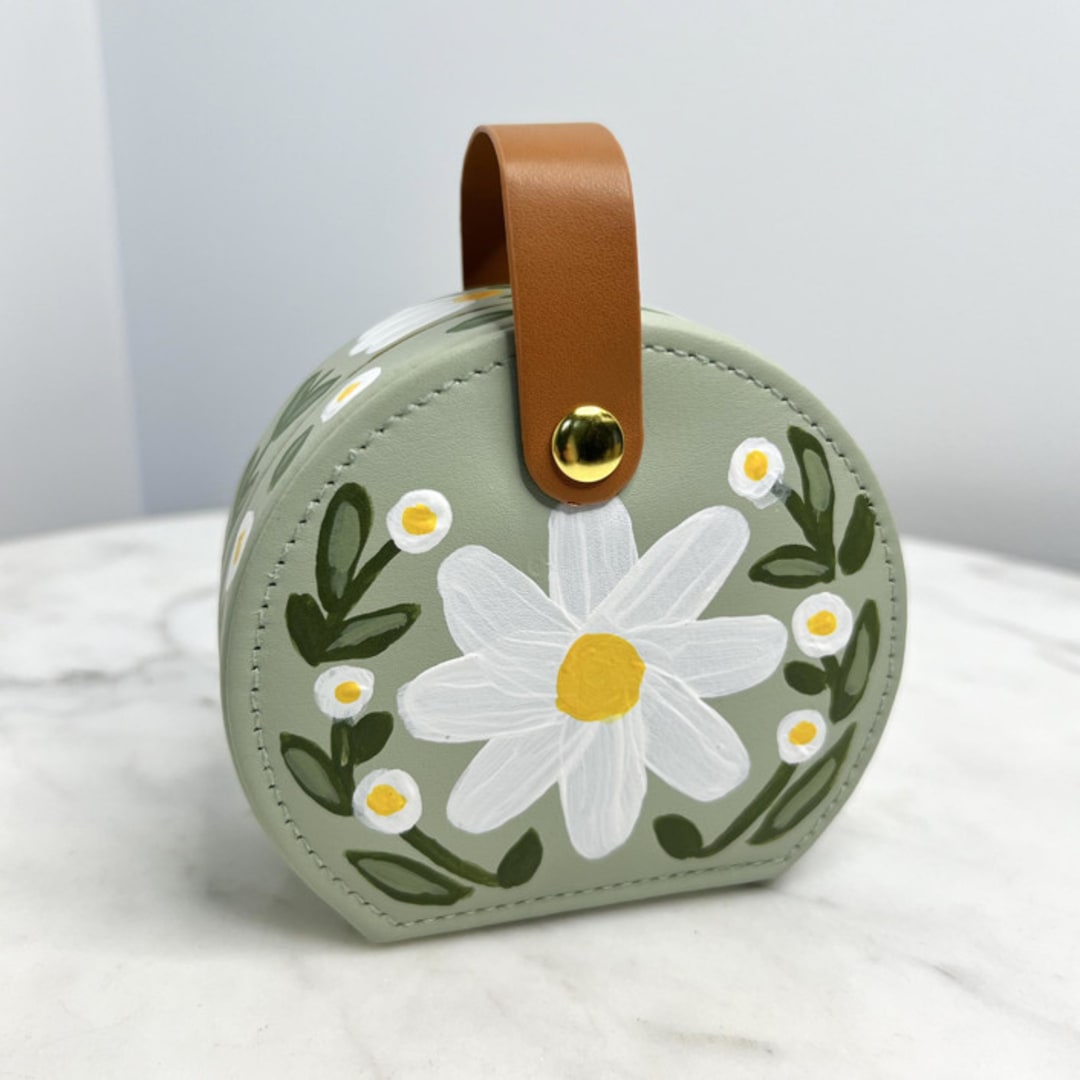 "Petal Passports Green Jewelry Travel Case" - Bridesmaid Gifts in green by Cindy Reynolds