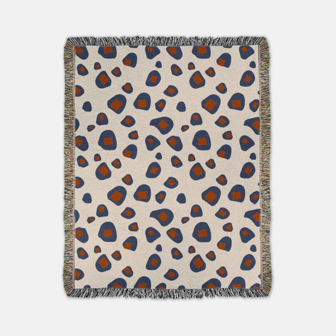 "Panther Throw" - Blankets and Throws in white by Karbon Market