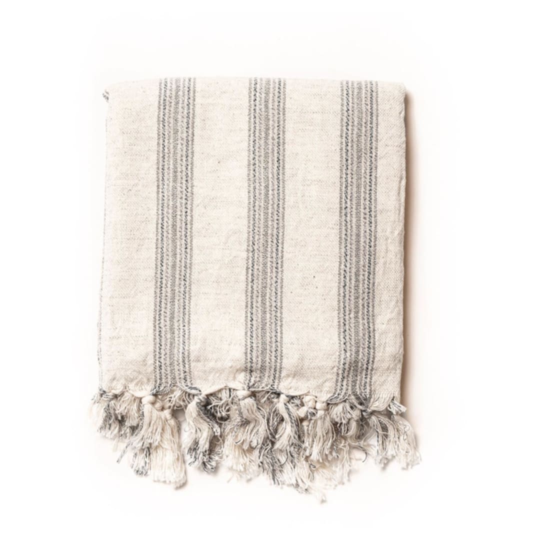 "Gaia Towel" - Blankets and Throws in natural by HOUSE NO.23