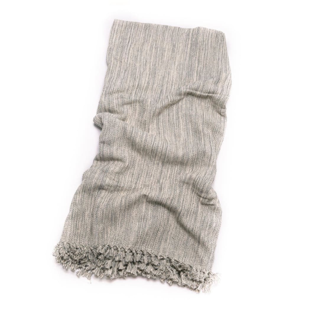 "Margot Bedcover" - Blankets and Throws in gray by HOUSE NO.23