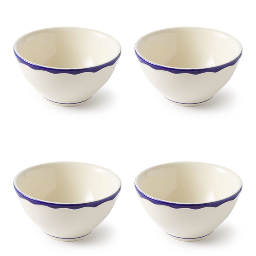 "Jane Cereal Bowl Set" - Dining Bowls in blue by Maison Madison