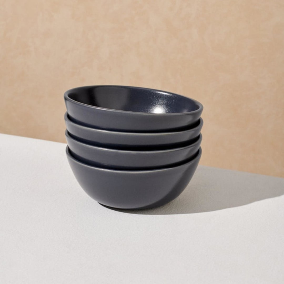 Breakfast Bowl Set - Charcoal Navy