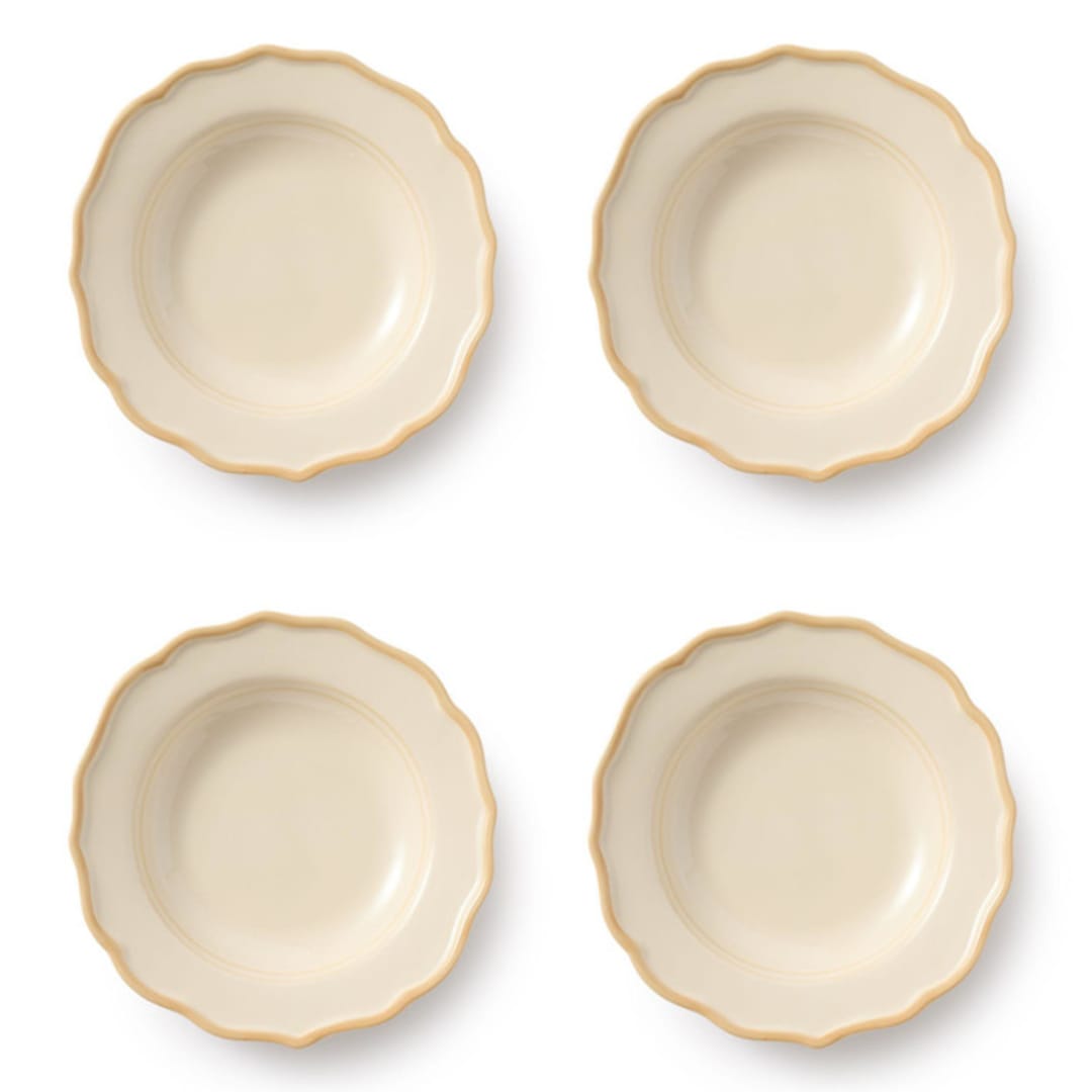 "Colette 9.2'' Pasta Bowl Set of 4" - Dining Bowls in beige by Maison Madison