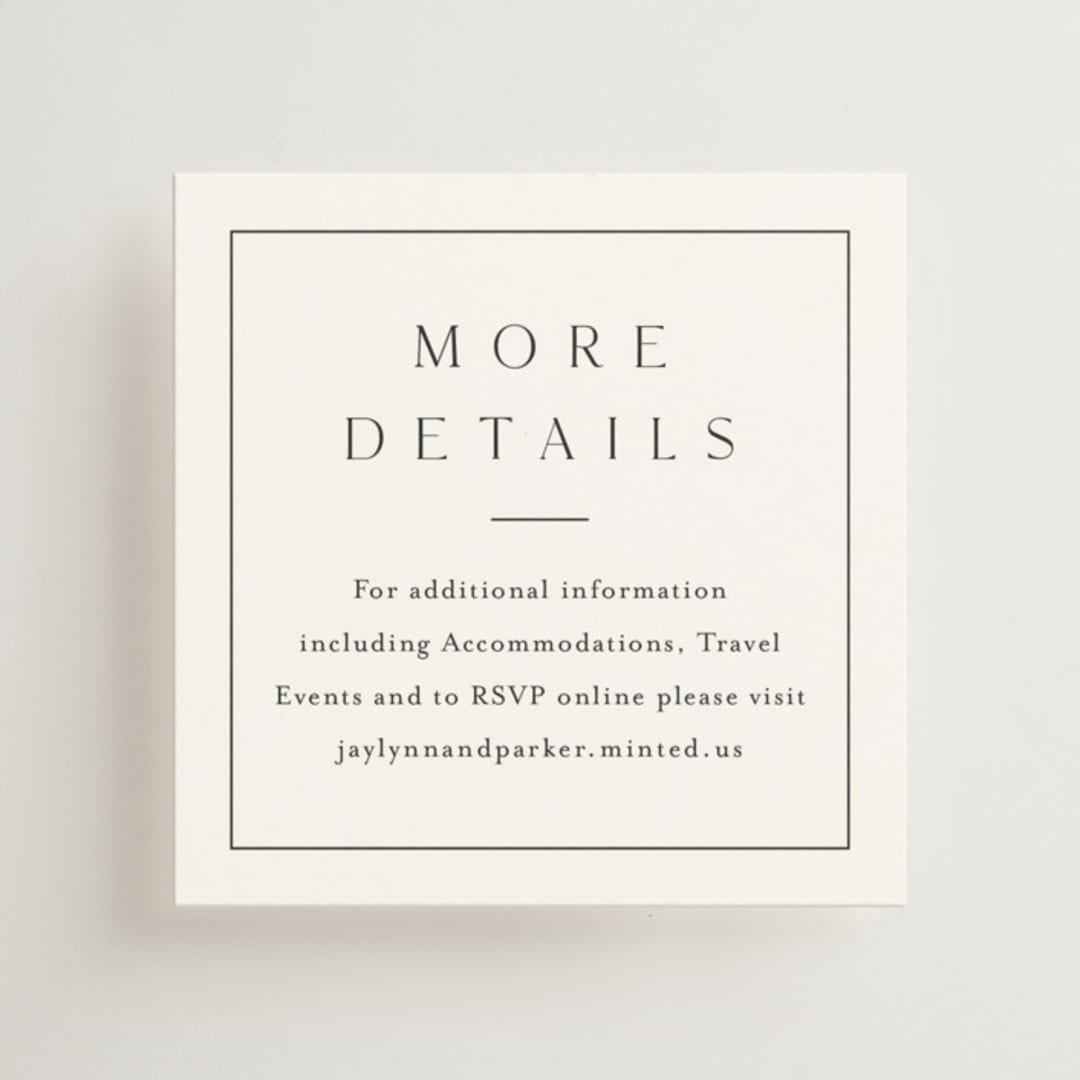 "Warm affection" - Mini Enclosure Cards in Cotton by Stacey Meacham - Front