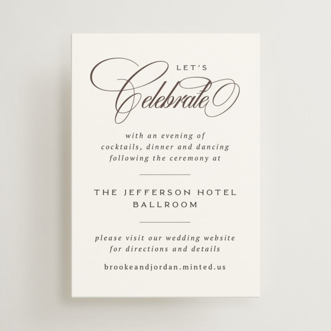 "Side by Side" - Mini Enclosure Cards in Tuxedo by Orasie - Front