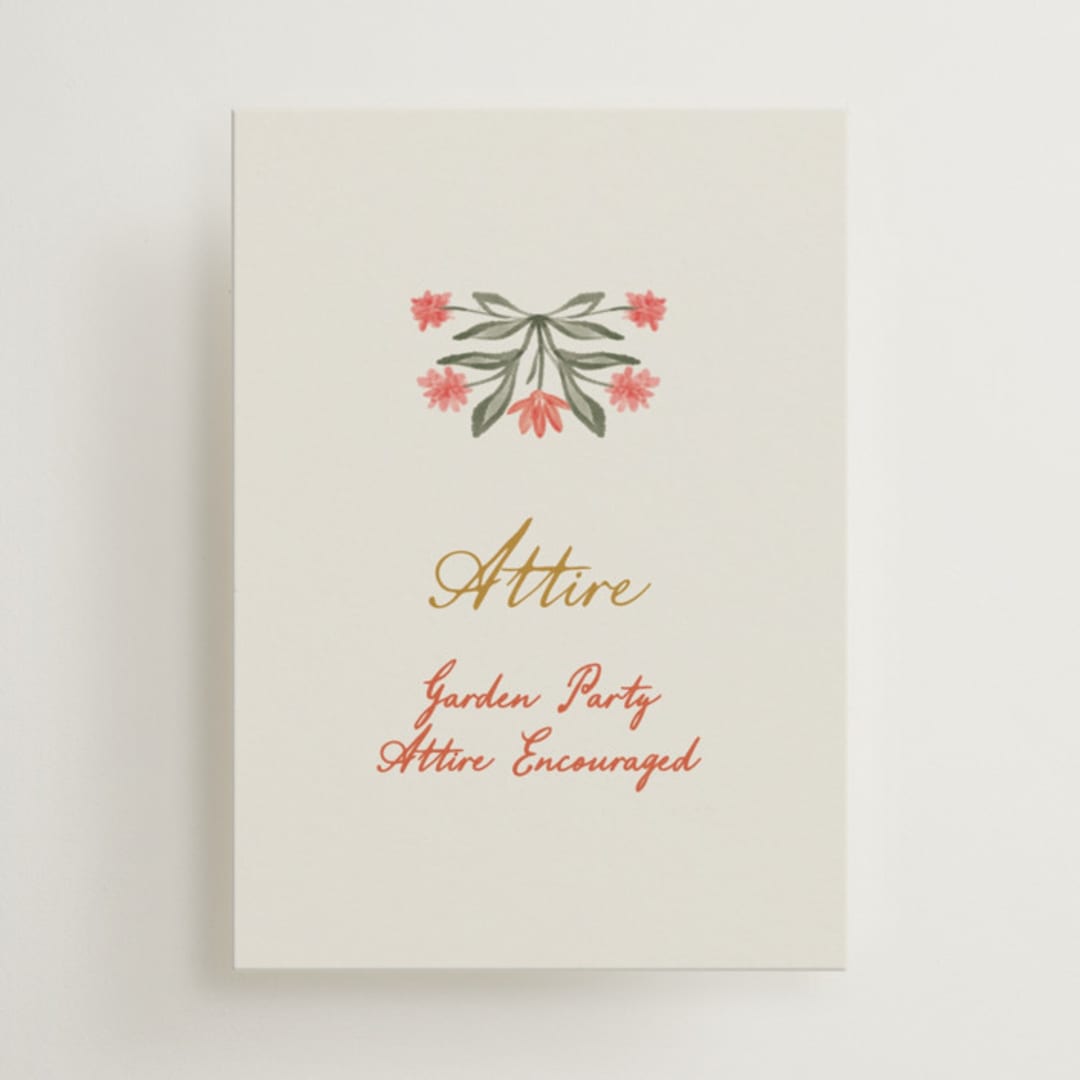 "Chantilly" - Mini Enclosure Cards in Sunset by Maja Cunningham - Front