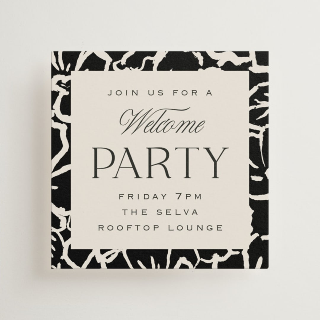 "Galleria" - Mini Enclosure Cards in Onyx by Laura Hankins - Front