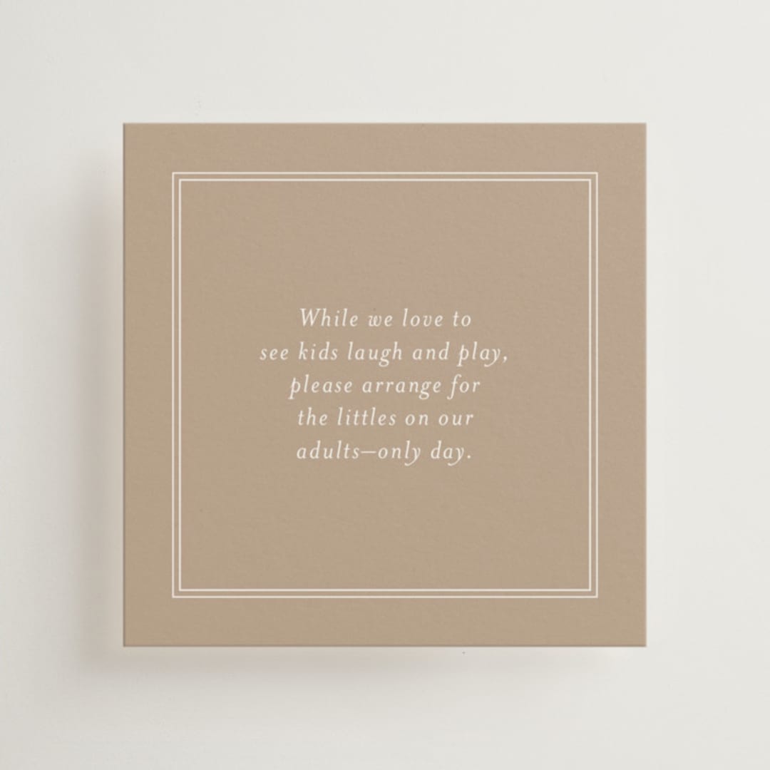 "Vintage Romance" - Mini Enclosure Cards in Ivory by Paper Raven Co. - Front