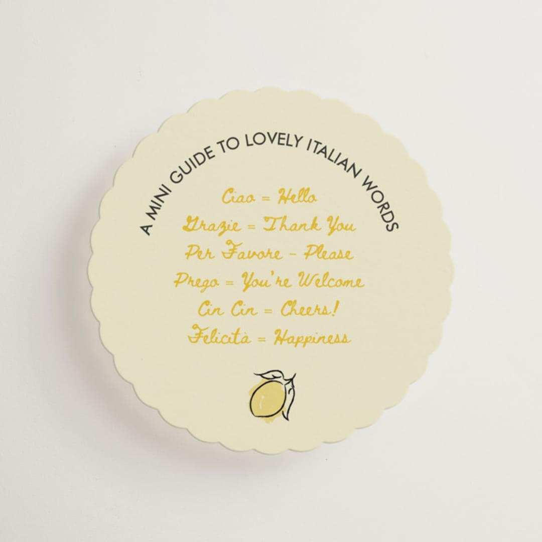 "Amore Mio" - Mini Enclosure Cards in Nero by Helena Vitto - Front