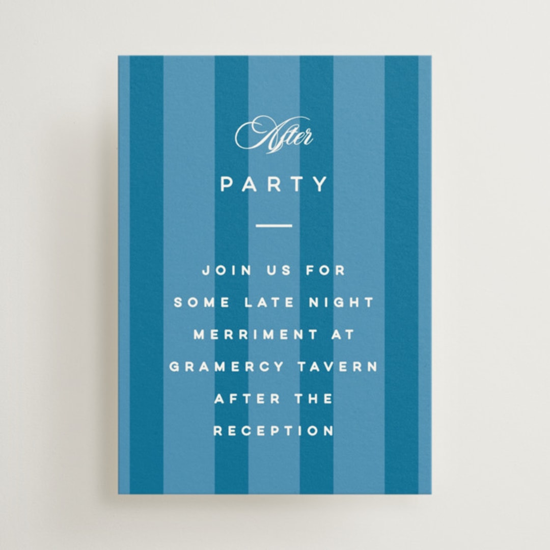 "The Emma" - Mini Enclosure Cards in Cerulean by Kristie Kern - Front