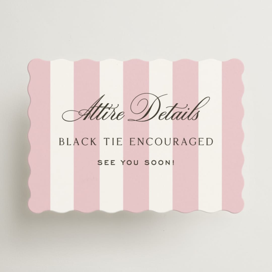 "Nola" - Mini Enclosure Cards in Peony by Megan Davis - Front