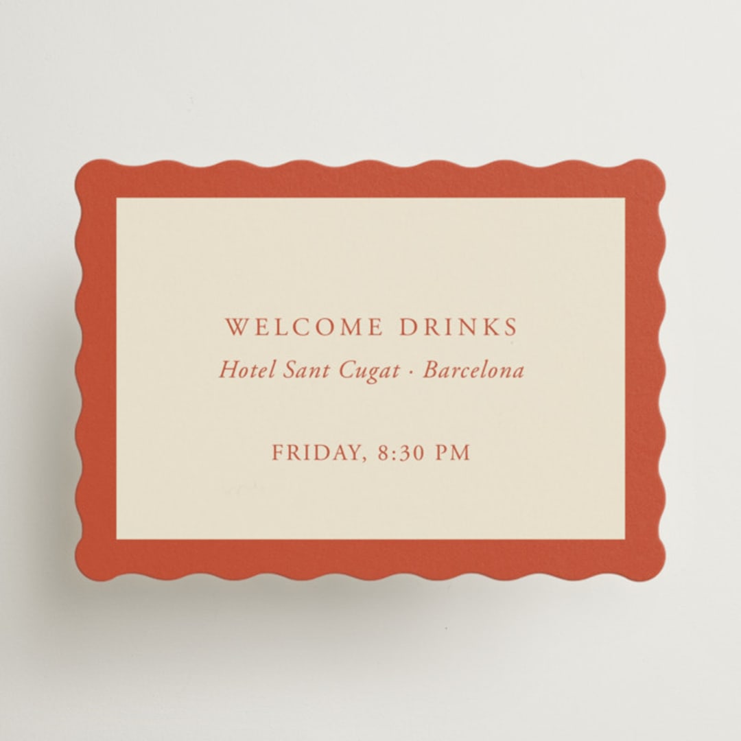 "Borders" - Mini Enclosure Cards in Cherry by Ani Somi - Front