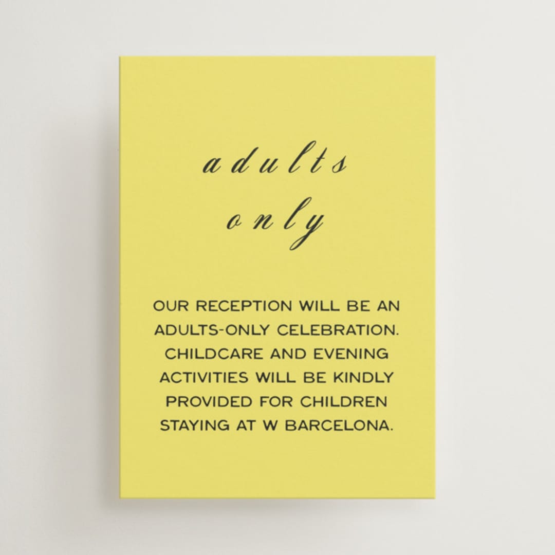 "In Lights" - Mini Enclosure Cards in Lemon by Ani Somi - Front