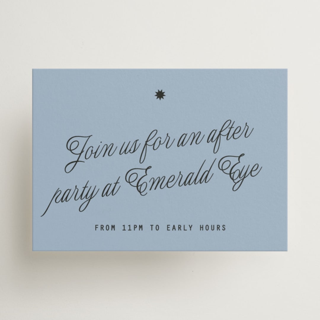 "Cheers" - Mini Enclosure Cards in Sky by Blustery August - Front