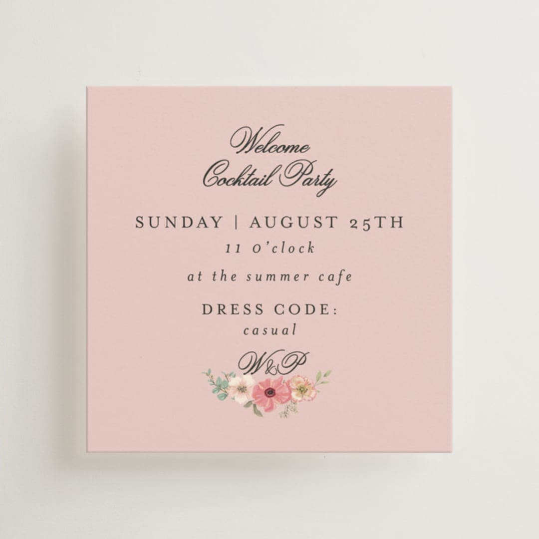 "Cherished" - Mini Enclosure Cards in Sunset by Susan Moyal - Front