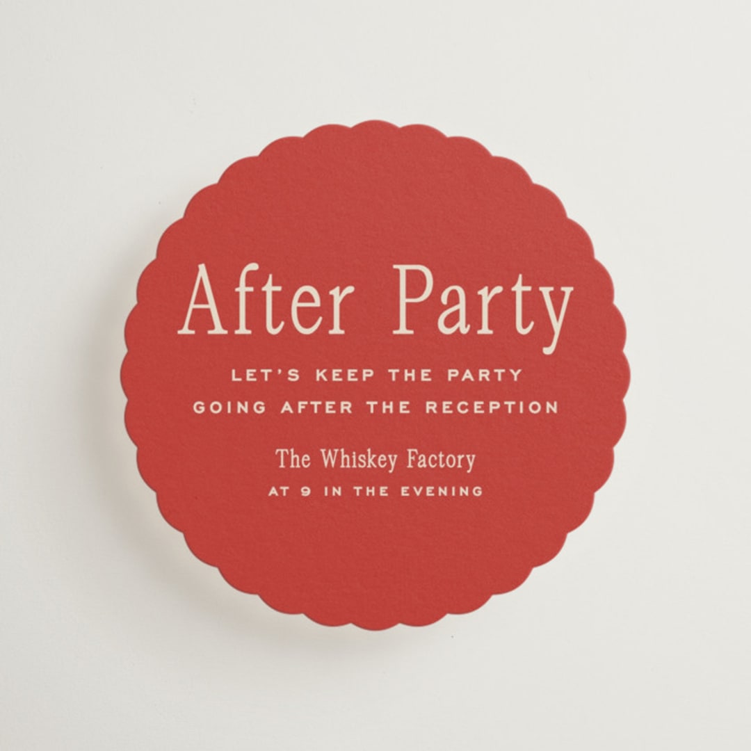 "cherry" - Mini Enclosure Cards in Cherry by Ellen Schlegelmilch - Front