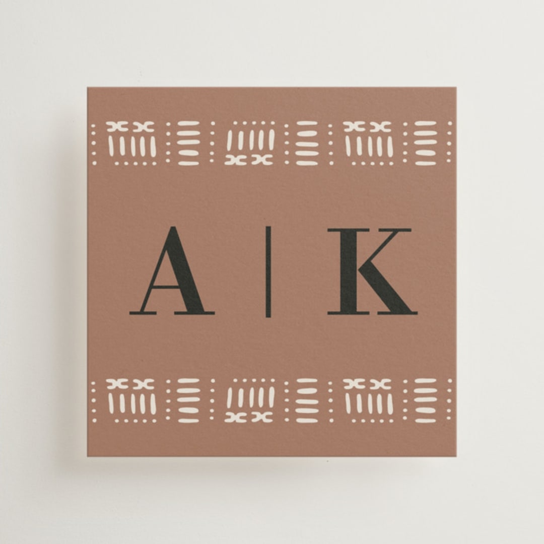 "Amari" - Mini Enclosure Cards in Ivory by Oma N. Ramkhelawan - Front