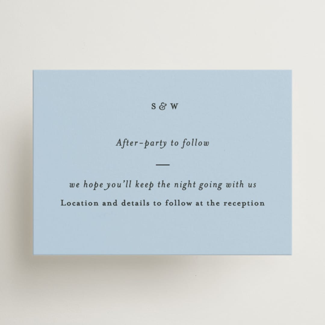 "Tarte Tatin" - Mini Enclosure Cards in Sky by Blustery August - Front